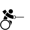Symbol Rollstuhlfechten